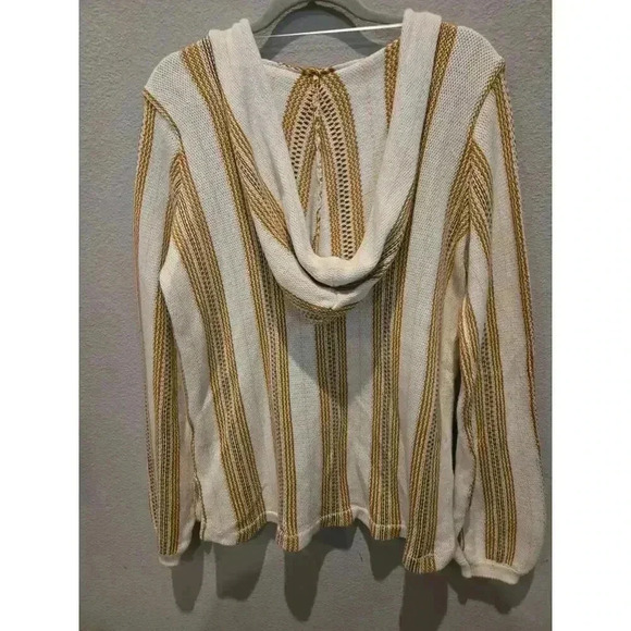 O'NEILL Women's XL Striped V-Neck Pullover Hoodie Multicolor Casual - Picture 7 of 11